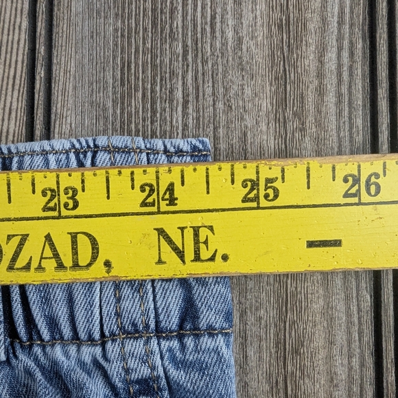 M. Jeans Size 22W Regular Elastic Waist, Wide Legs, Cargo Pockets - Picture 9 of 13